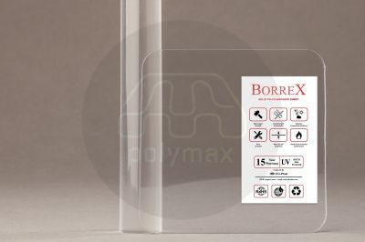 Монолитный поликарбонат 15мм borrex (оптимальный)