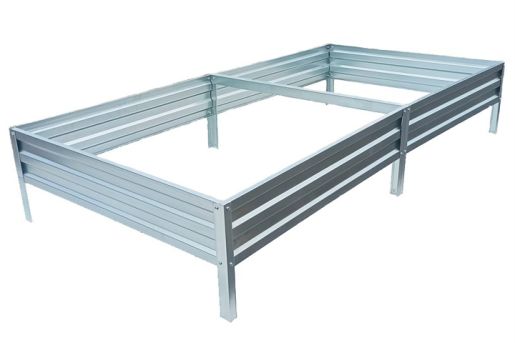 Купить Грядка оцинкованная металлическая, высота 15 см в .