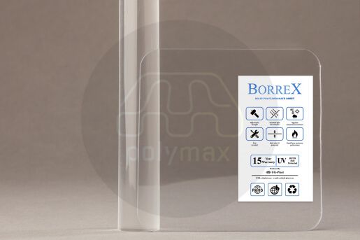 Монолитный поликарбонат 10мм borrex (оптимальный)