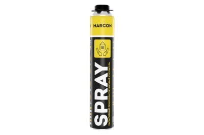 Утеплитель напыляемый пенополиуретановый MARCON SPRAY, (900мл), (1/12)