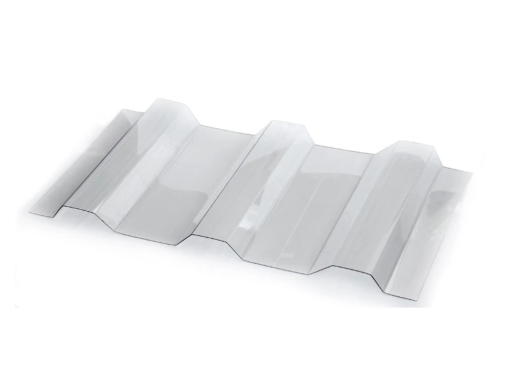 Купить Кровельный монолитный поликарбонат трапеция МП-20 0,8мм в .